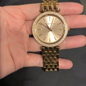 Michael Kors gold and diamond Watch